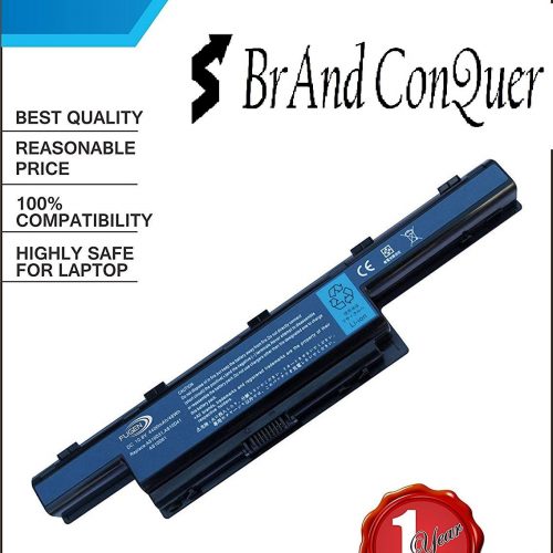 Brand Conquer Laptop Battery for Acer Aspire 4560 4625 4750G 4752G 4752Z 4738 4738Z 4741 4741G 4741Z 5250 5251 5152 5750 5755 Series - 1 Year Warranty