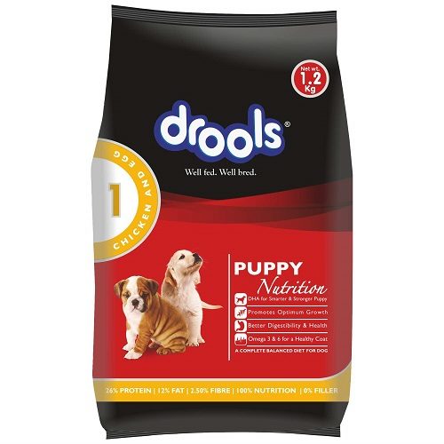 Drools Chicken and Egg Puppy Dog Food, 1.2 KG Pack at Best Price