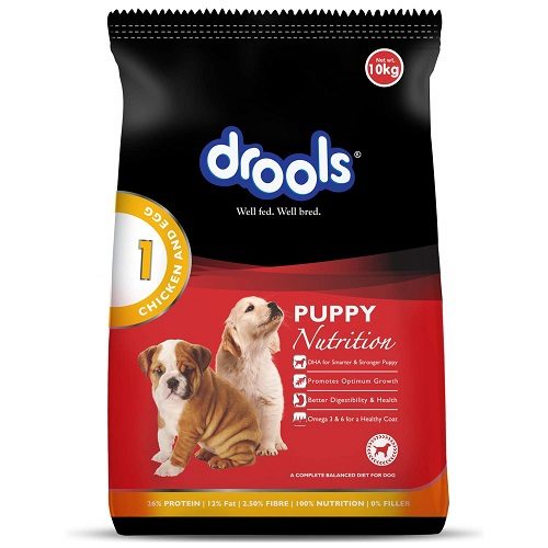 Drools Chicken and Egg Puppy Dog Food, 10 KG Pack at Best Price