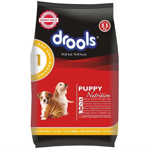 Drools Chicken and Egg Puppy Dog Food, 3.5 KG Pack at Best Price