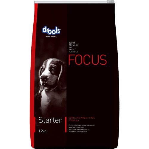 Drools Focus Starter Super Dog Food, 1.2 KG Pack at Best Price