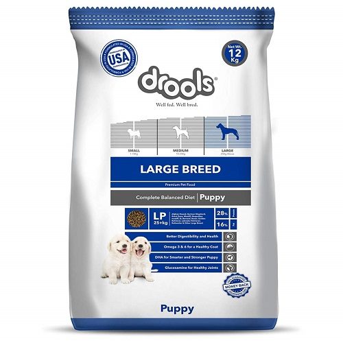 Drools Large Breed Puppy, Premium Dog Food, 12 KG Pack at Best Price