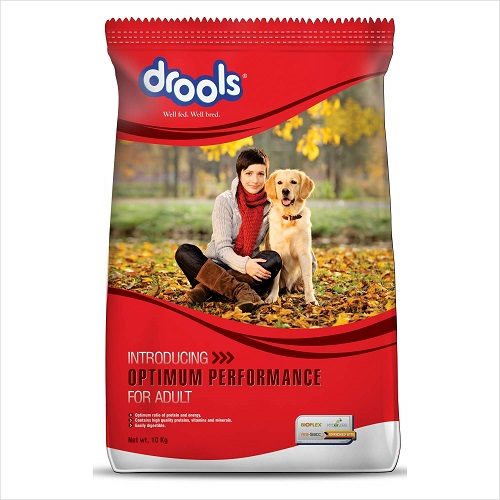 Drools Optimum Performance Adult Dog Food, 10 KG Pack at Best Price