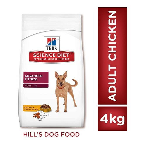 Hills Science Diet Adult Advanced Fitness, Small Bites Chicken and Barley Recipe Dry Dog Food, 4 KG Pack at Best Price