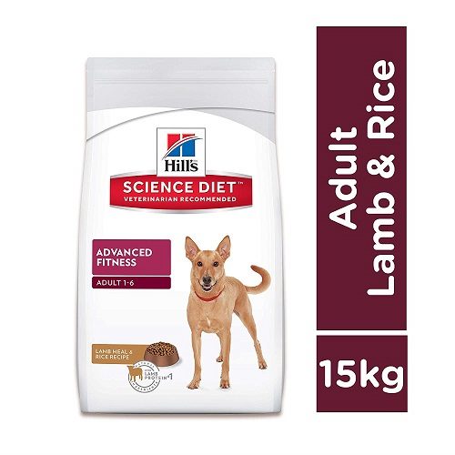 Hills Science Diet Adult Advanced Fitness, Small Bites Lamb Meal and Rice Recipe Dry Dog Food, 15 KG Pack at Best Price