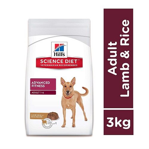 Hills Science Diet Adult Advanced Fitness, Small Bites Lamb Meal and Rice Recipe Dry Dog Food, 3 KG Pack at Best Price