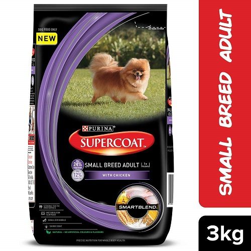 PURINA SUPERCOAT Adult Small Breed Dry Dog Food - 3 KG Pack at Best Price