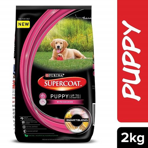 PURINA SUPERCOAT Puppy Dry Dog Food - 2 KG Pack at Best Price