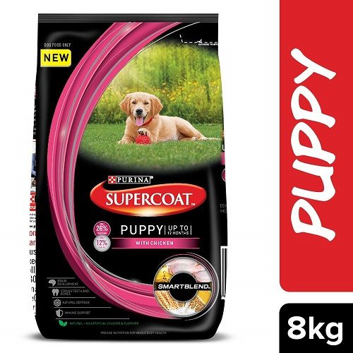 PURINA SUPERCOAT Puppy Dry Dog Food - 8 KG Pack at Best Price