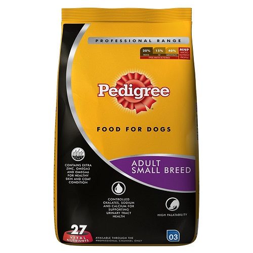 Pedigree Professional Adult Small Breed Dog Food, 3 KG Pack at Best Price