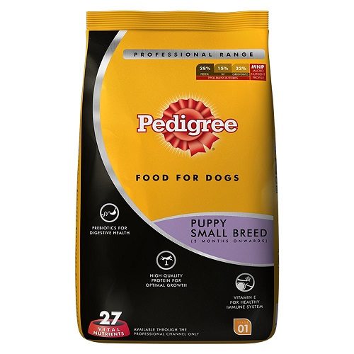 Pedigree Professional Puppy Small Breed Dog Food, 3 KG Pack at Best Price
