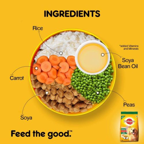 Pedigree Vegetarian Adult Dry Dog Food Ingredients