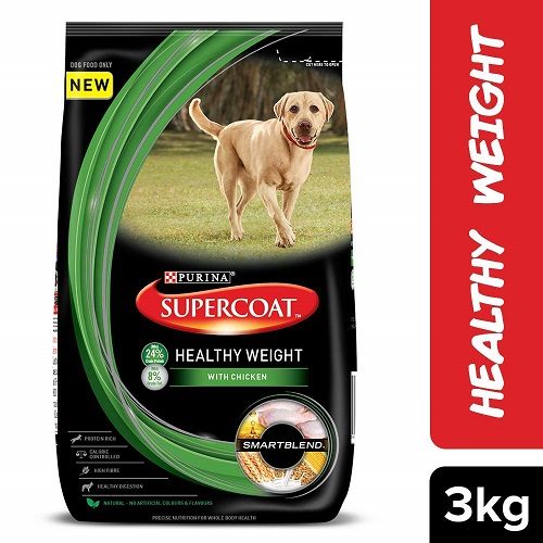 Purina Supercoat Healthy Weight Dry Dog Food - 3 KG Pack at Best Price